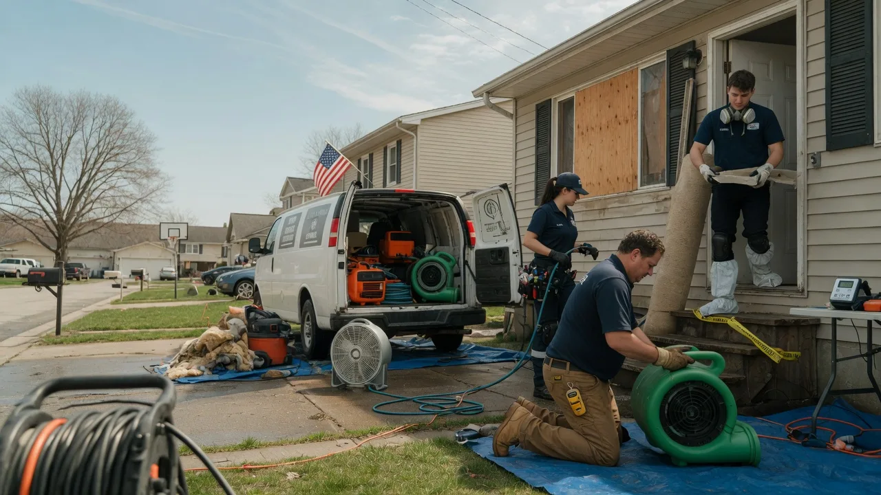 Water Damage Restoration in Thompson, PA near me